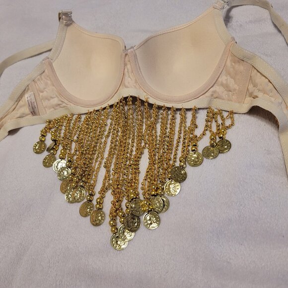 Yellow belly dancing outfit - Picture 13 of 16